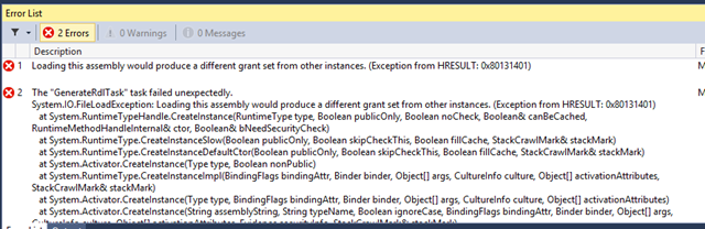 Dynamics AX 2012 R3 Report Deployment Error with Visual Studio 2013